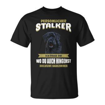 Giant Schnauzer With Giant Schnauzer Dog Motif T-Shirt - Geschenkecke