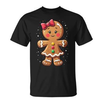 Gingerbread Character T-Shirt - Thegiftio UK