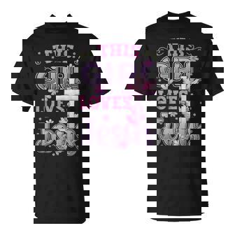 This Girl Loves Jesus Cute Christian Girl Jesus T-Shirt - Monsterry