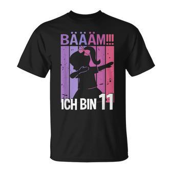 Girls' Ich Bin 11 Jahre Dab T-Shirt - Geschenkecke