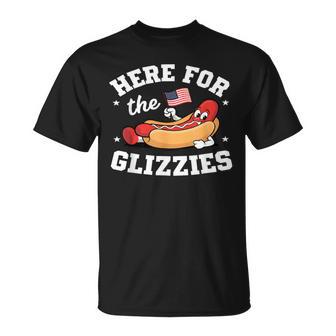 Here For The Glizzies 4Th Of July Glizzy 4Th Of July T-Shirt - Monsterry