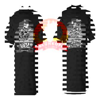 Glow Head Full Diesel Semi Diesel Lanz Bulldog Tractor T-Shirt - Monsterry