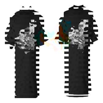 Gran Muralla De China Dentro Mapa De China Camiseta unisex - Regaloses