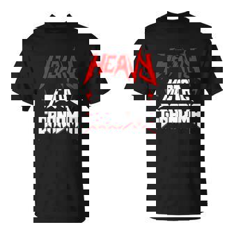Grandma Heavy Metal Music Fan Death Metal Funny T-Shirt - Thegiftio