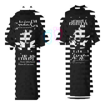 Grandma Of A Little Angel Pregnancy And Infant Loss T-Shirt - Monsterry