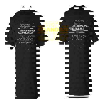 Grandpa Grandad Best Grandad In The Galaxy T-Shirt - Thegiftio UK