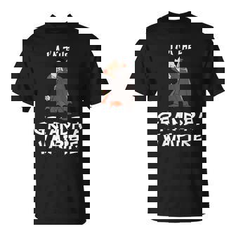 Grandpa Vampire Halloween Matching Family Costume Halloween T-Shirt - Monsterry