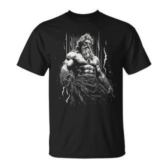 Greek Mythology Ancient Antique Icon Zeus T-Shirt - Geschenkecke