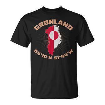 Grönland Grönland Dänemark Grönländer Thulemand Grönländisch T-Shirt - Geschenkecke