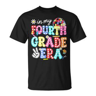 Groovy In My Fourth Grade Era First Day 4Th Grade Kid Teache T-Shirt - Monsterry CA
