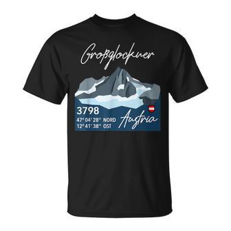 Großglockner Austria Gipfel Der Berg Ruft Cool Hiking T-Shirt - Geschenkecke