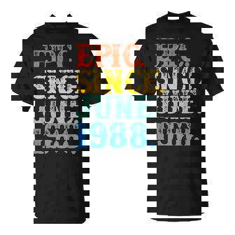 Grunge Epic Since June 1988 Birth Year Born Legendary Gifts T-Shirt - Thegiftio UK