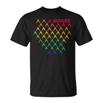 Gude Abbelwoiglas Bembel Pattern Hessen Äppler Lgbt Pride T-Shirt - Geschenkecke