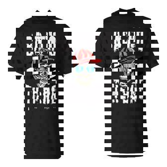 Halloween 2Nd Birthday Bad Two The Bone Skeleton 2 Years Old T-Shirt - Thegiftio UK
