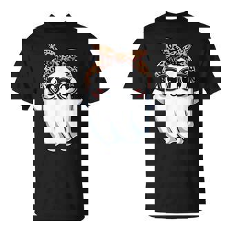 Halloween Ghost Glasses Boo Spooky Season Toddler Girl T-Shirt - Thegiftio UK