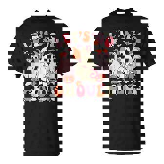 Halloween Lets Go Ghouls Halloween Ghost Spooky T-Shirt - Seseable