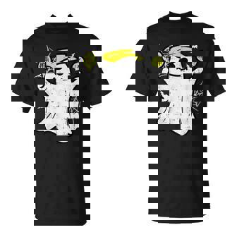 Halloween Pickle Ball Ghost Pickleball Costume Kid T-Shirt | Mazezy