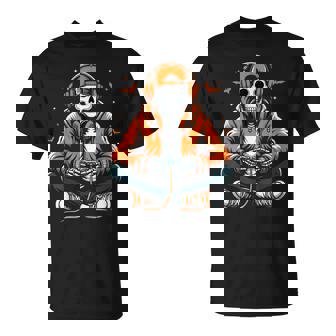 Halloween Skeleton Gamer Video Gaming Halloween Boys T-Shirt - Monsterry