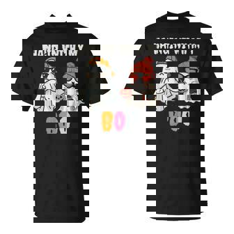 Hangin' With My Boo Couples Halloween Costume Adult Her His T-Shirt - Thegiftio UK