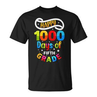 Happy 1000 Days Of Fifth Grade Celebration Memories School T-Shirt - Monsterry CA
