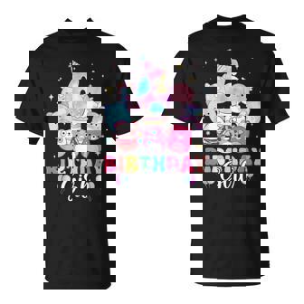 Happy Birthday Girl Squish Squad Mallow Girls 6Th Birthday T-Shirt - Monsterry