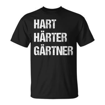 Hard Hardener Gardener Landscape Gardenerintage T-Shirt - Geschenkecke