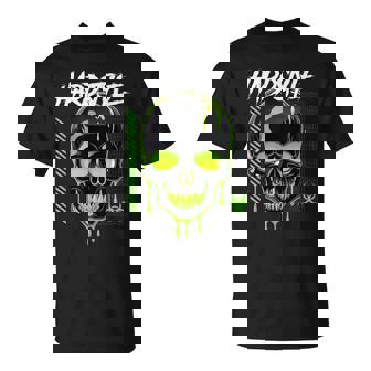 Hardstyle Rave Outfit Cráneoerde En Ácido Retro Camiseta unisex - Regaloses