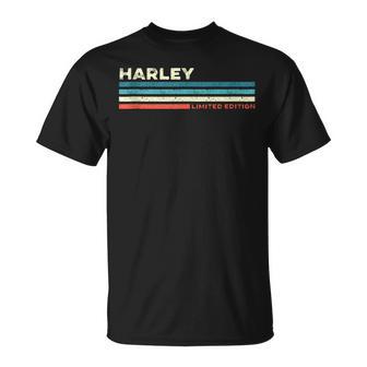 Harley Customized Personalized Name Birthday T-Shirt | Seseable FR