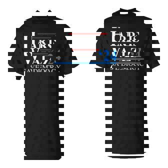 Harris Waltz 2024 Vice President Kamala Harris Tim Walz 2024 T-Shirt | Mazezy