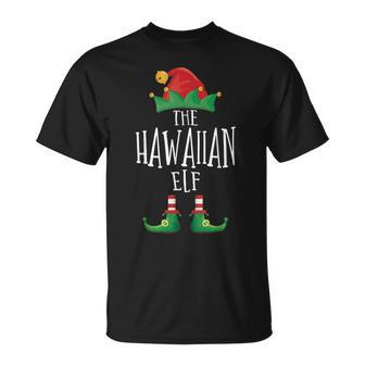 Hawaii-Elfenhemd Lustige Familie Passende Gruppe Weihnachtselfe T-Shirt - Geschenkecke