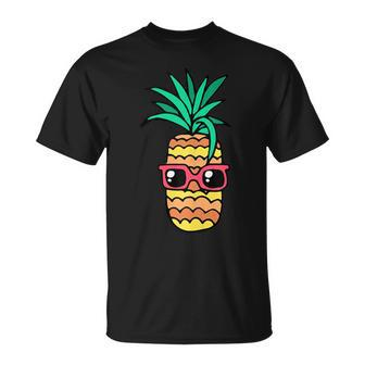 Hawaiian Pineapple Fruit Aloha Beach Summer T-Shirt - Monsterry DE