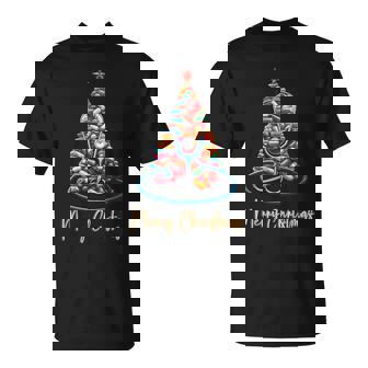 Healthcare Holiday Cheer Festive Apparel For Medical People T-Shirt | Mazezy