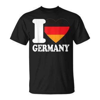 With I Heart Deutschland I Heart Germany Germany Flag T-Shirt - Geschenkecke