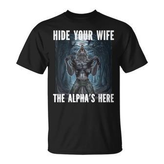 I Heart Werewolfs Alpha Cringe Werewolf Wolf Meme Maglietta - Novitaregali