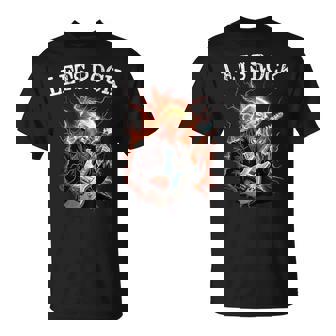 Heavy Metal Punk Rock N Roll Guitarist Let's Rock Trump T-Shirt - Monsterry