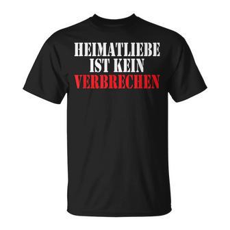 Heimatliebe Ist Keinerbrechen Deutschland German T-Shirt - Geschenkecke