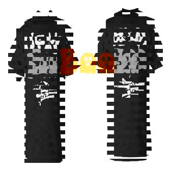He's My Boo Matching Halloween Pajama Couples He's My Boo T-Shirt - Monsterry