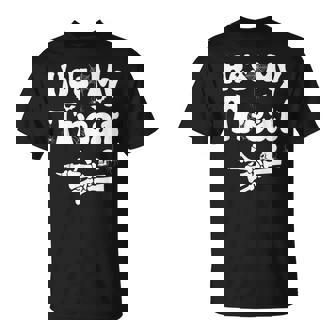 He's My Treat Skeleton Couples Matching Couple Halloween T-Shirt - Monsterry