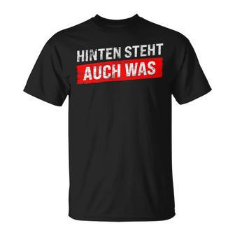 Hinten Steht Auch Was Lustiger Cooler Saying T-Shirt - Geschenkecke