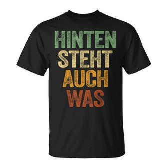 Hinten Steht Auch Was Saying Hinten Steht Auch Wat T-Shirt - Geschenkecke