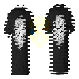 Hipster Lion Avec Lunettes De Soleil T-Shirt - Cadeauxyz