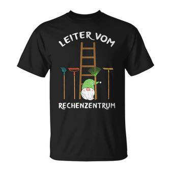 Hobbygärtner Leiterom Rechenzentrum Gärtner Garten Slogan T-Shirt - Geschenkecke