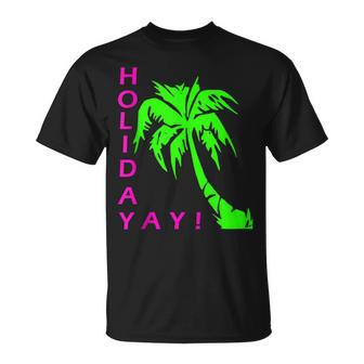 Holiday Yayy Summer Fun Streetwear T-Shirt - Monsterry