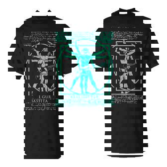 Hombre Deitruvio Guitarrista Rock Star- Bajo Dainci Camiseta unisex - Regaloses