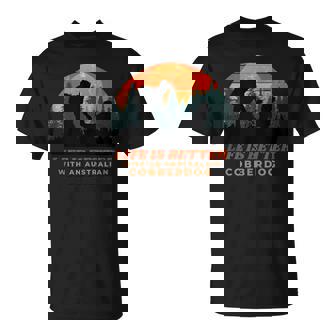 Hombre Life Is Better With An Australian Cobberdog Regalo De Senderismo Para Hombre Sin Mangas Camiseta unisex - Regaloses