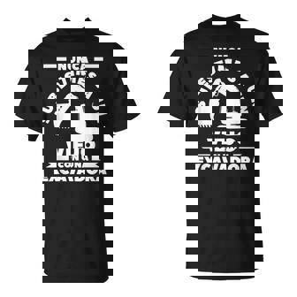 Hombre Nunca Subestimes A Uniejo Con Una Excavadora Camiseta unisex - Regaloses