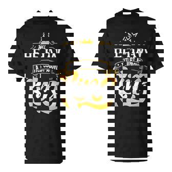 Homme Humoristique Hee Haw Avec Inscription Above King T-Shirt - Cadeauxyz