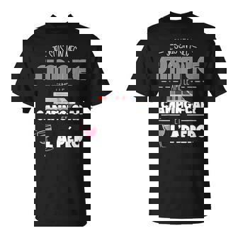 Homme Je Suis Un Mec Simple J'aime Le Camping-Car Et L'apéro T-Shirt - Cadeauxyz