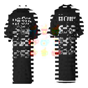Hot Cocoa Christmas Cup Hot Chocolate Candy Cane Xmas T-Shirt - Monsterry