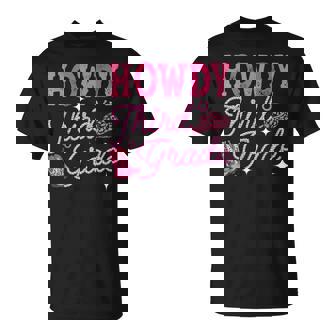 Howdy Third Grade 3Rd Grade Teacher Western Cowboy Cowgirls T-Shirt - Monsterry